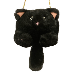 🦋2 For $50🦋 Black Cat Plush Crossbody Bag